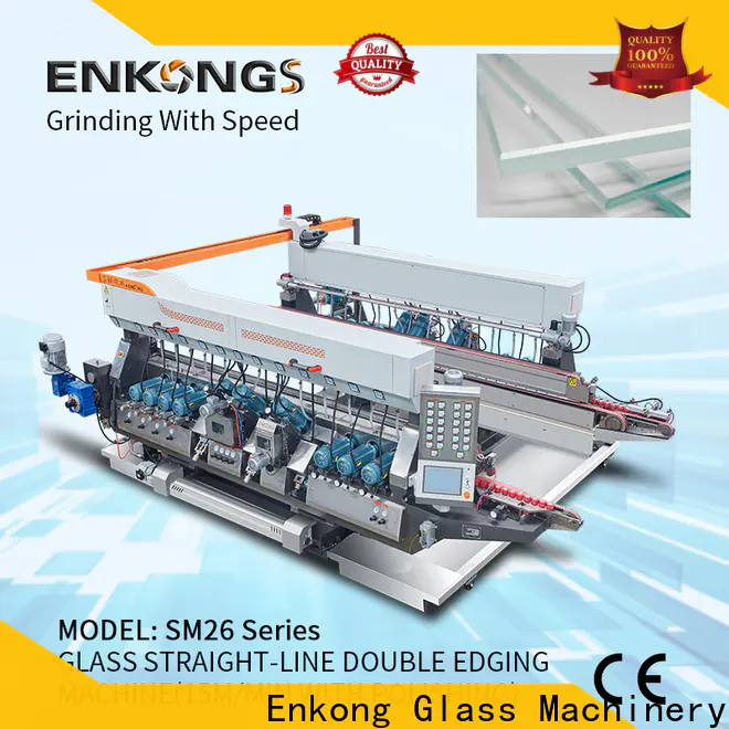 Enkong SYM08 small glass edge polishing machine for business for photovoltaic panel processing
