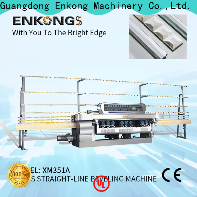 Enkong 10 spindles glass beveling equipment supply for glass processing