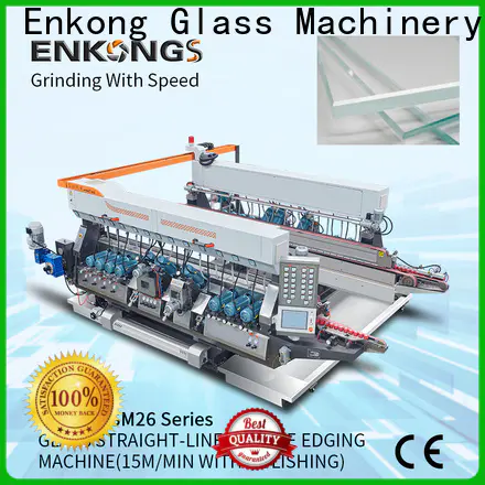 Enkong SM 20 glass double edger machine company for round edge processing
