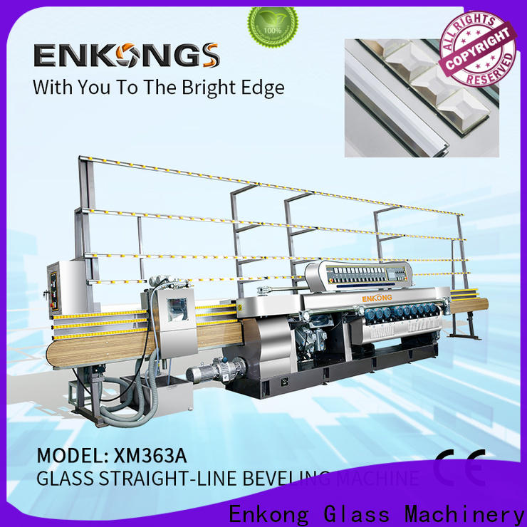 Enkong xm351a beveling machine for glass company for polishing