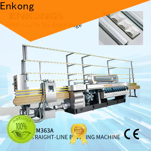 Enkong xm351 glass beveling machine price supply for glass processing