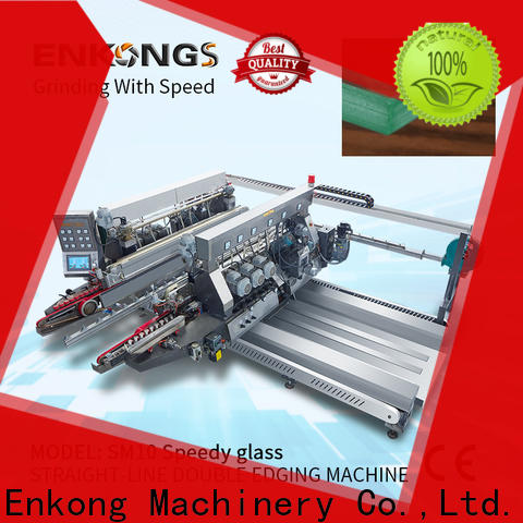 Enkong SM 12/08 glass double edger machine manufacturers for round edge processing