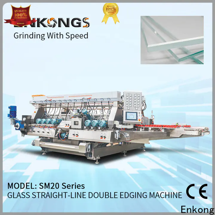 Custom automatic glass cutting machine SM 12/08 company for round edge processing