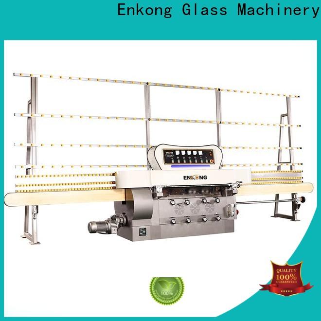 Enkong zm4y glass straight line edging machine factory for household appliances