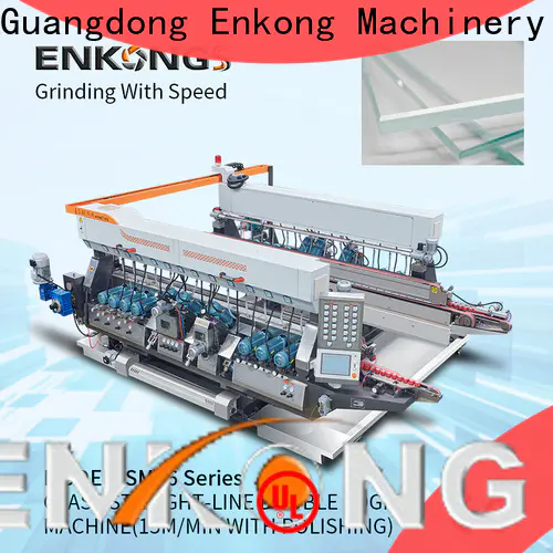Enkong modularise design glass double edger machine factory for photovoltaic panel processing