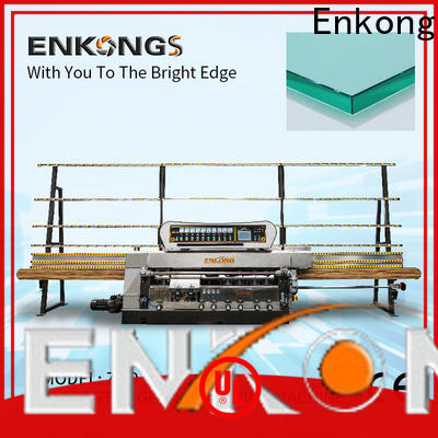 Enkong zm11 glass double edger company for round edge processing