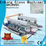 Top straight line glass polishing machine modularise design manufacturers for round edge processing