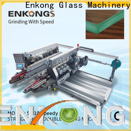 Enkong modularise design glass double edger machine suppliers for household appliances