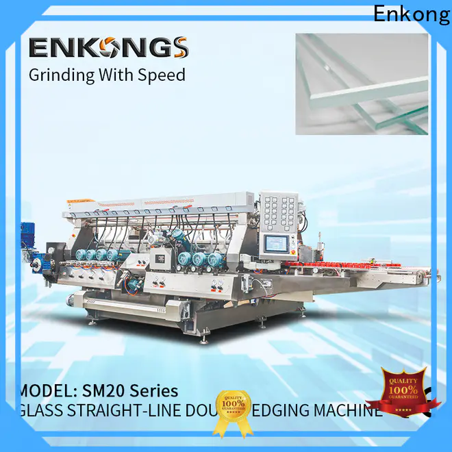 Enkong Custom glass shape edging machine supply for round edge processing