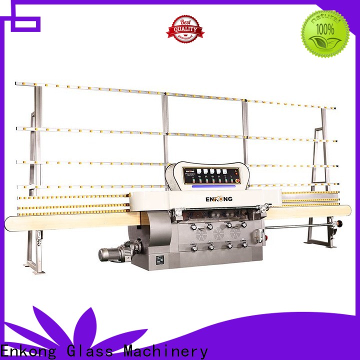 Top glass straight line edging machine price zm9 company for round edge processing