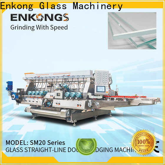 Best glass double edger machine SYM08 supply for round edge processing
