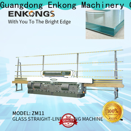 Enkong zm9 cnc glass edging machine company for photovoltaic panel processing