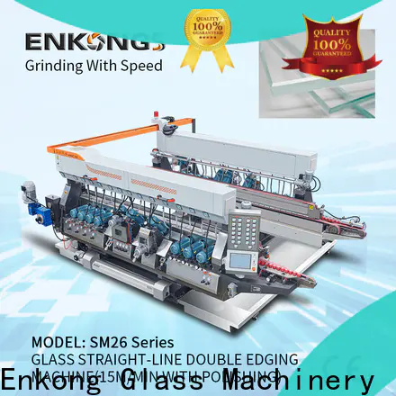 Enkong SM 10 glass straight line edging machine for business for household appliances