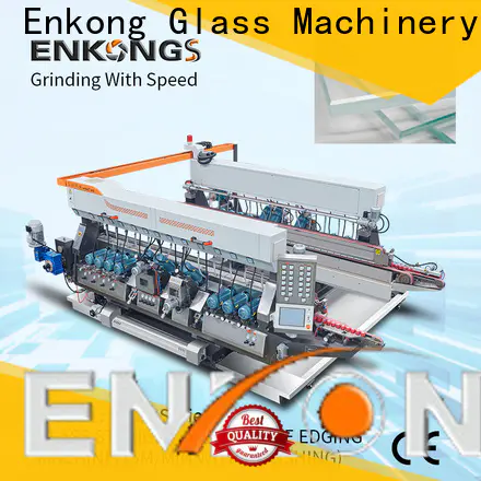 Enkong modularise design automatic glass cutting machine factory for round edge processing