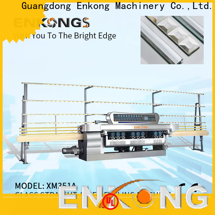 Enkong 10 spindles beveling machine glass company for polishing