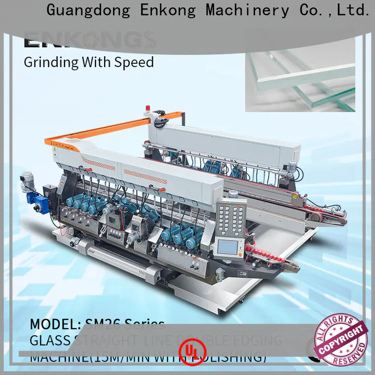 Enkong SM 20 glass double edging machine company for photovoltaic panel processing
