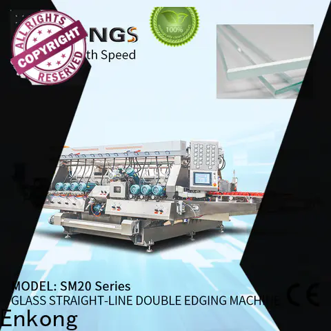 Enkong High-quality small glass edge polishing machine manufacturers for photovoltaic panel processing