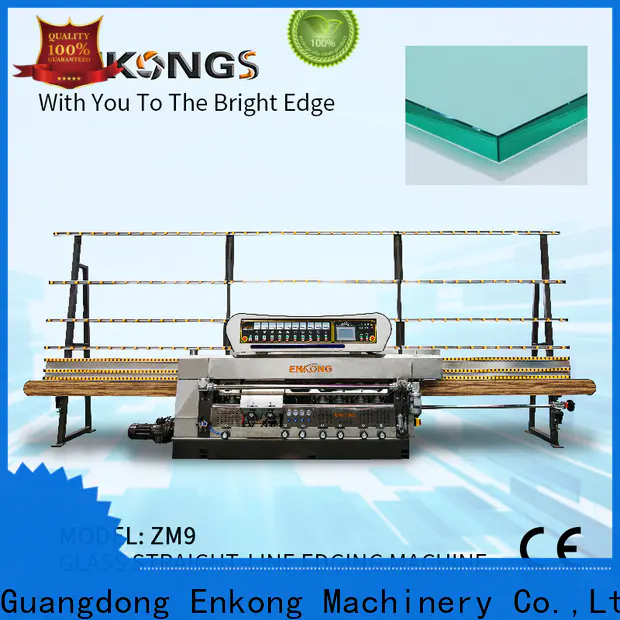 Enkong Top small glass edging machine company for round edge processing