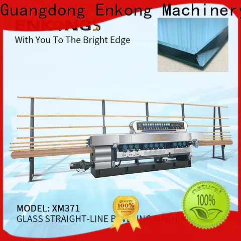 Enkong 10 spindles mini glass beveling machine manufacturers for glass processing