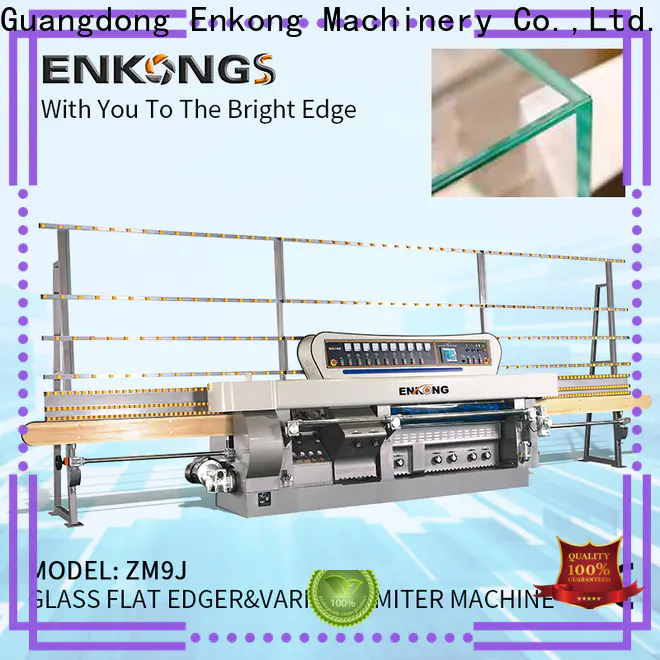 Enkong variable glass manufacturing machine price suppliers for round edge processing
