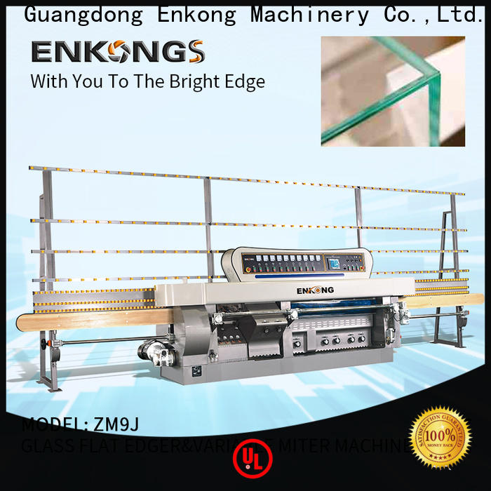 Enkong variable glass mitering machine suppliers for grind