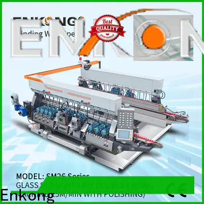 Enkong SM 22 straight line glass polishing machine factory for household appliances