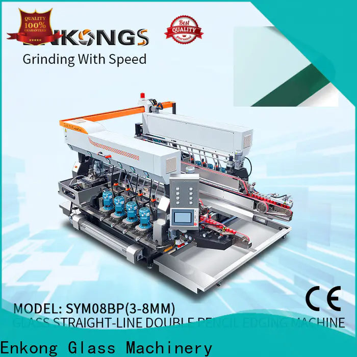 Enkong SM 10 small glass edge polishing machine factory for photovoltaic panel processing