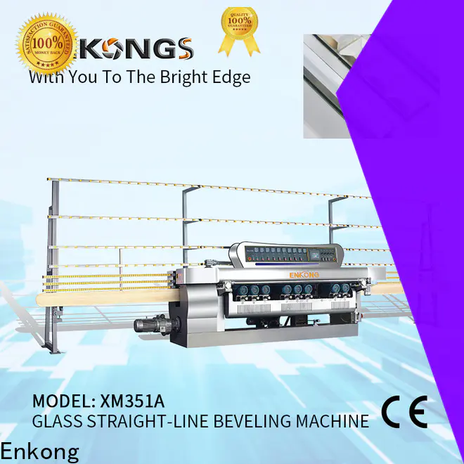 Enkong xm351 small glass beveling machine company for polishing