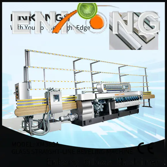 Enkong xm363a glass polishing and beveling machine for business for glass processing