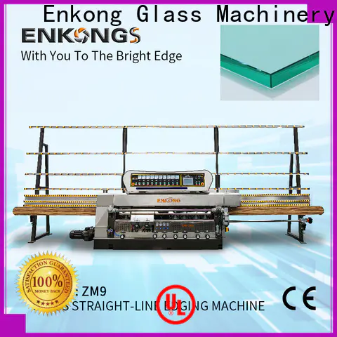 Enkong zm9 automatic glass beveling machine for business for photovoltaic panel processing