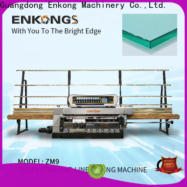 Enkong zm7y flat glass polishing machines manufacturers for photovoltaic panel processing