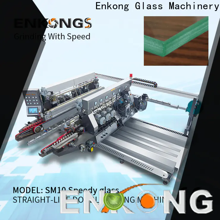 Enkong SM 20 automatic glass edge polishing machine factory for photovoltaic panel processing