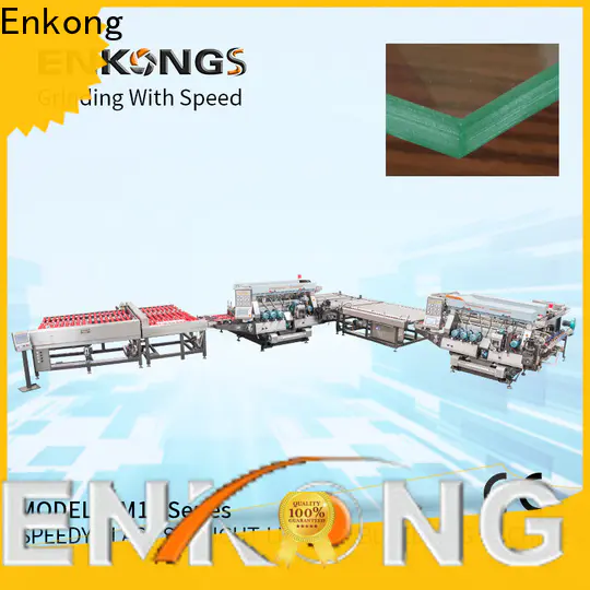 Enkong modularise design straight line glass polishing machine supply for photovoltaic panel processing
