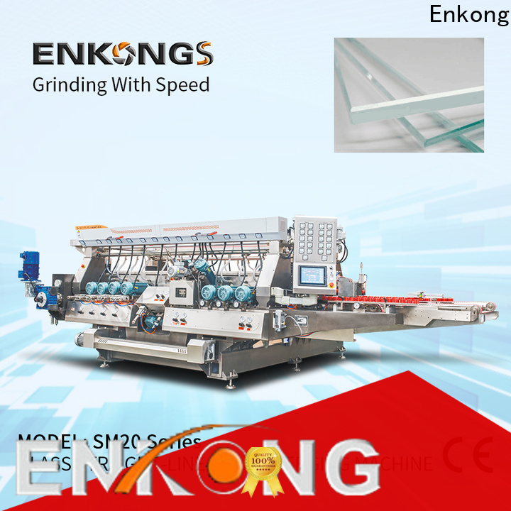 Enkong Wholesale glass straight line double edging machine for business for photovoltaic panel processing