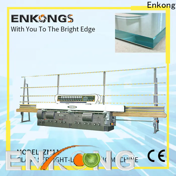 Enkong zm11 mirror beveling machine suppliers for round edge processing