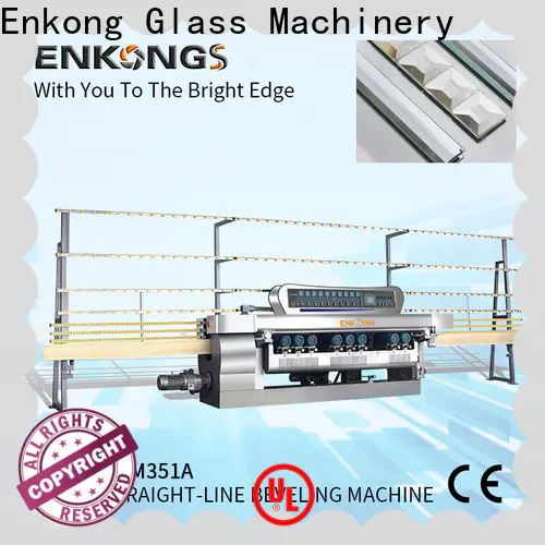 Enkong Top glass straight line beveling machine company for polishing