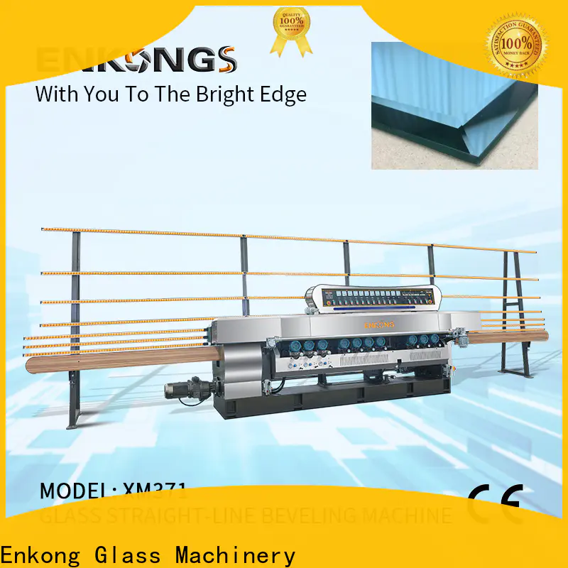 Enkong xm351a glass bevelling machine suppliers factory for polishing
