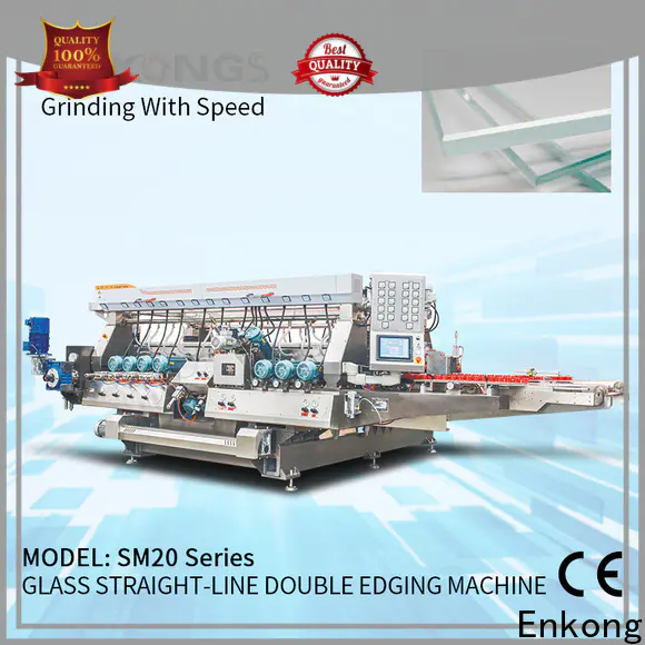 Latest automatic glass edge polishing machine SYM08 company for round edge processing