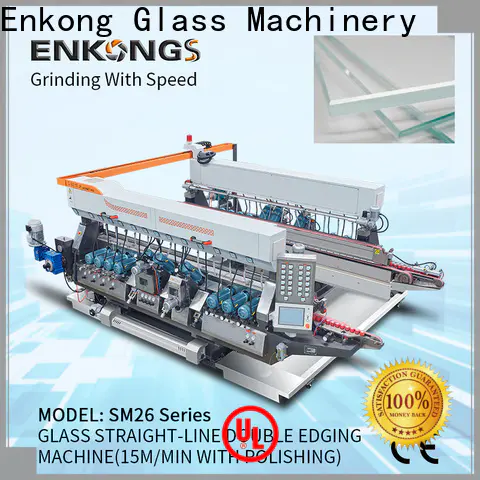 Enkong straight-line glass edger for sale manufacturers for round edge processing