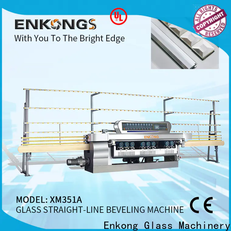 Enkong xm371 glass beveling machine suppliers for polishing