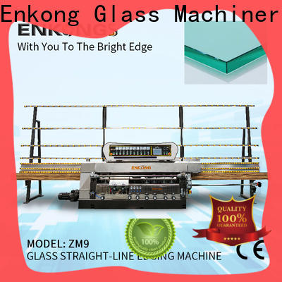 Enkong zm4y single spindle glass edging machine company for household appliances