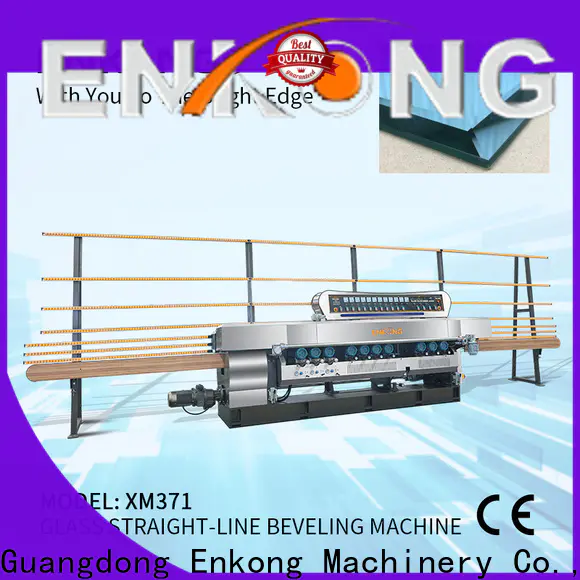 Enkong xm371 stained glass beveling machine supply for polishing