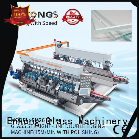 Enkong SYM08 glass double edging machine supplier for household appliances