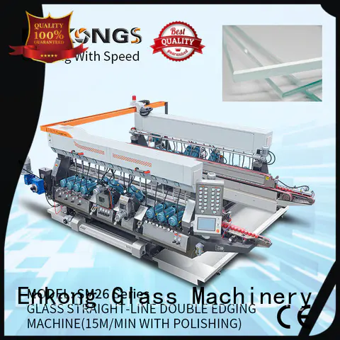 Enkong SYM08 glass double edging machine supplier for household appliances