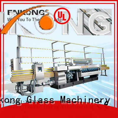 Enkong 10 spindles glass beveling machine for sale manufacturer for polishing