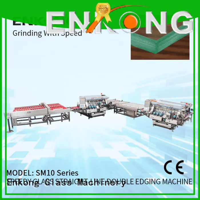 high speed glass double edging machine SM 26 series for round edge processing