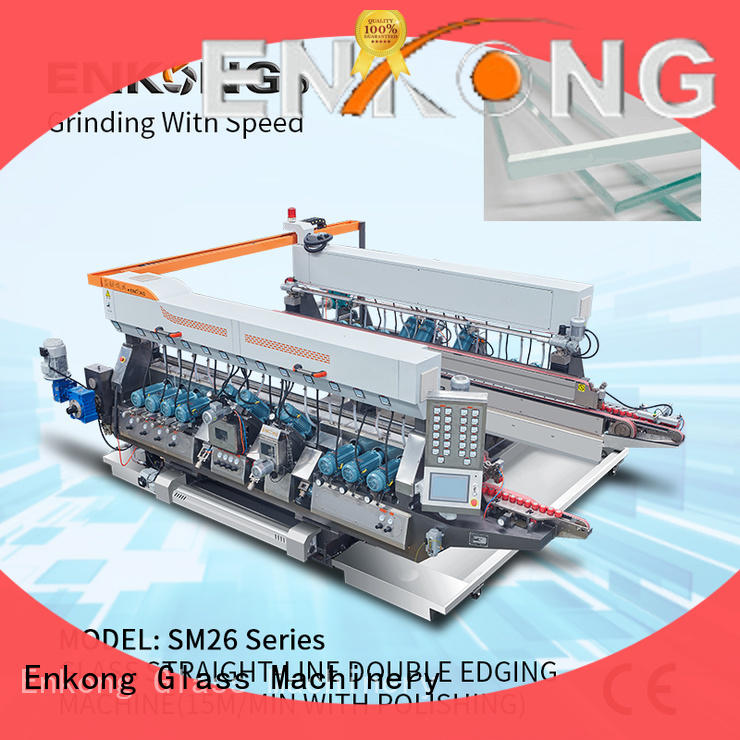 Enkong SM 20 glass double edging machine supplier for household appliances