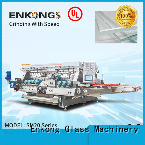 Enkong real double edger supplier for photovoltaic panel processing