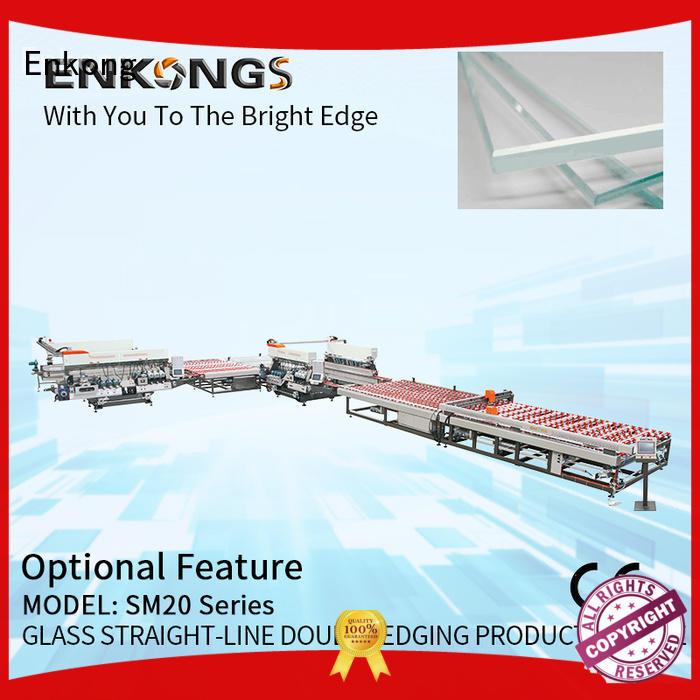 Enkong cost-effective double edger machine factory direct supply for round edge processing