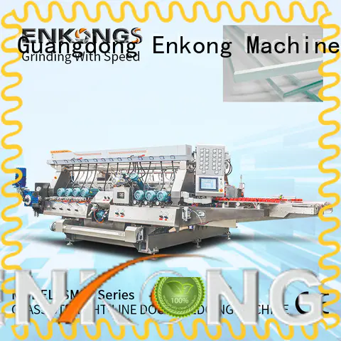 Enkong SM 26 glass double edging machine factory direct supply for household appliances